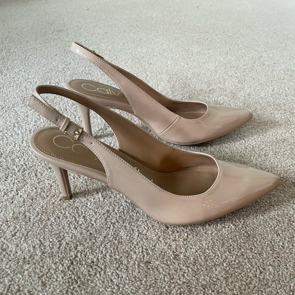 Calvin Klein Women’s Nude Heels